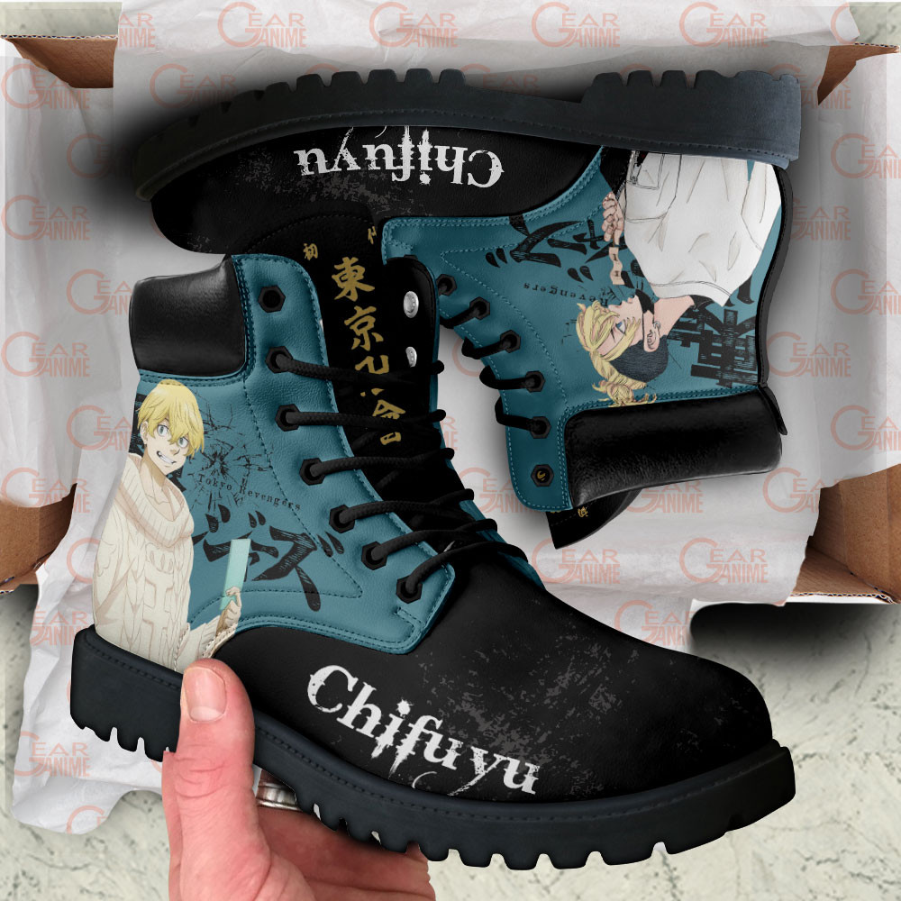 Tokyo Revengers Chifuyu Matsuno Boots Anime Custom Shoes