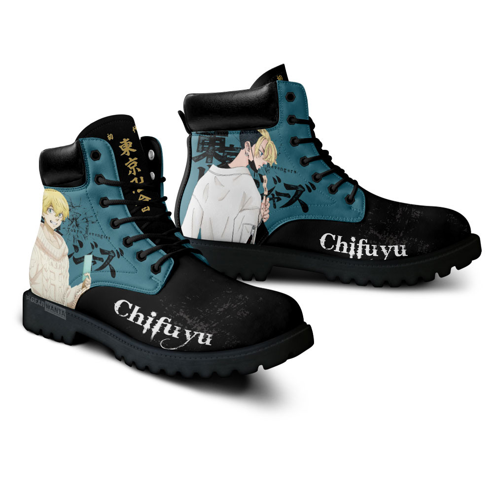 Tokyo Revengers Chifuyu Matsuno Boots Anime Custom Shoes