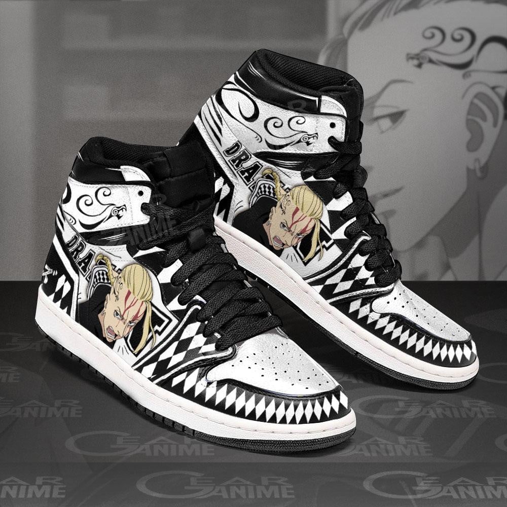 Tokyo Revengers Draken JD1s Sneakers Ken Ryuguji Anime Shoes, Air Jordan Hightop