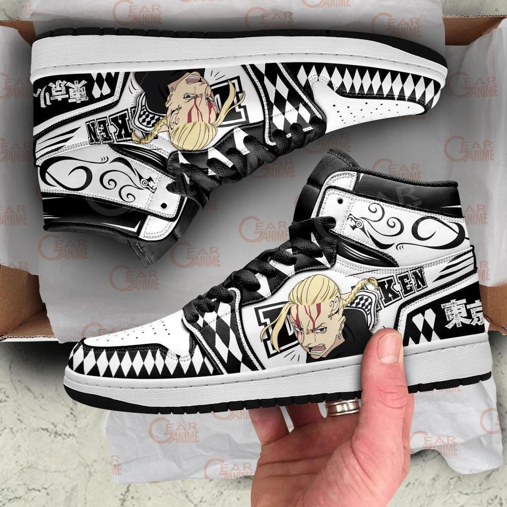 Tokyo Revengers Draken JD1s Sneakers Ken Ryuguji Anime Shoes, Air Jordan Hightop