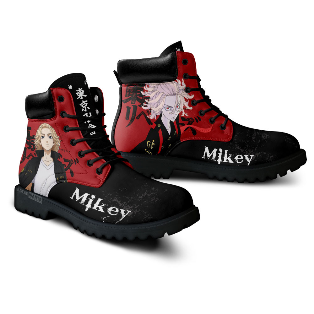Tokyo Revengers Mikey Boots Anime Custom Shoes