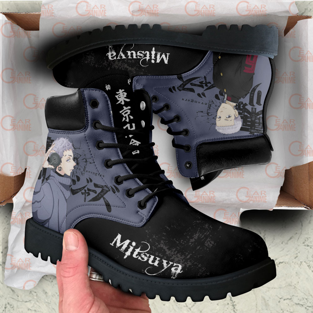 Tokyo Revengers Takashi Mitsuya Boots Anime Custom Shoes