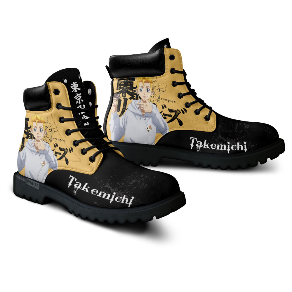 Tokyo Revengers Takemichi Hanagaki Boots Anime Custom Shoes