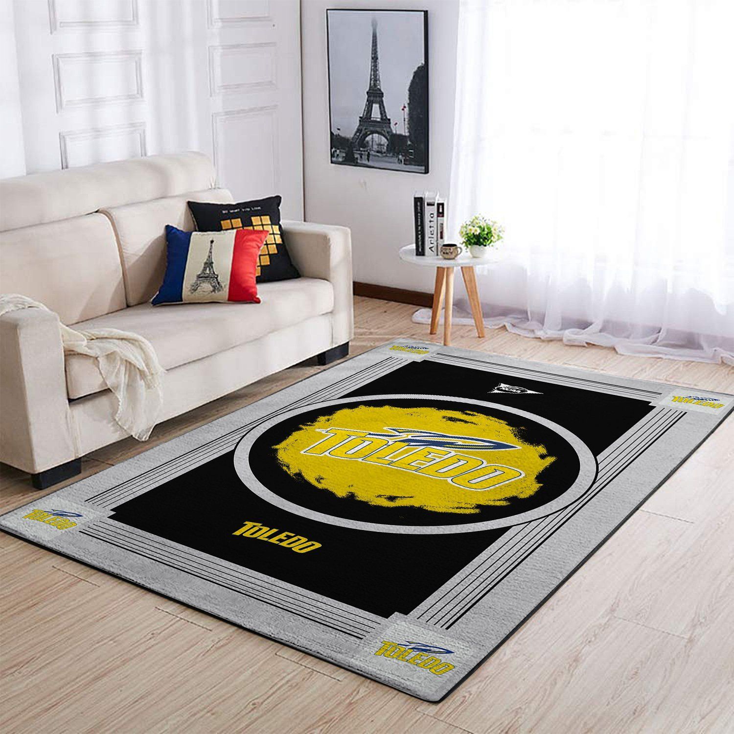 Toledo Rockets Living Room Area Rectangle Rug