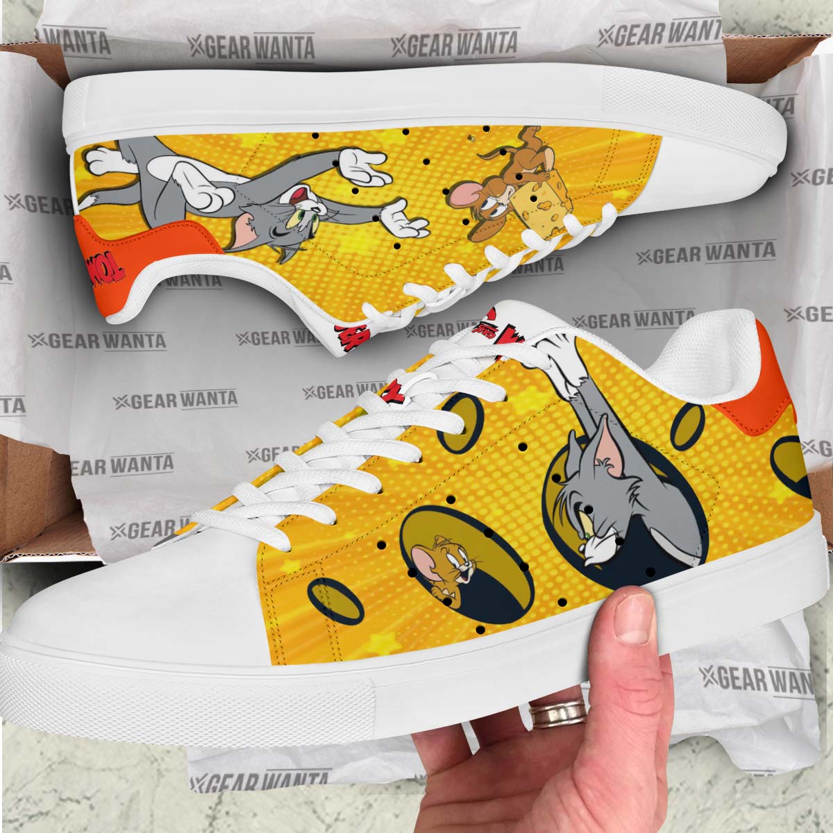 Tom & Jerry Jerry Skate Shoes Custom