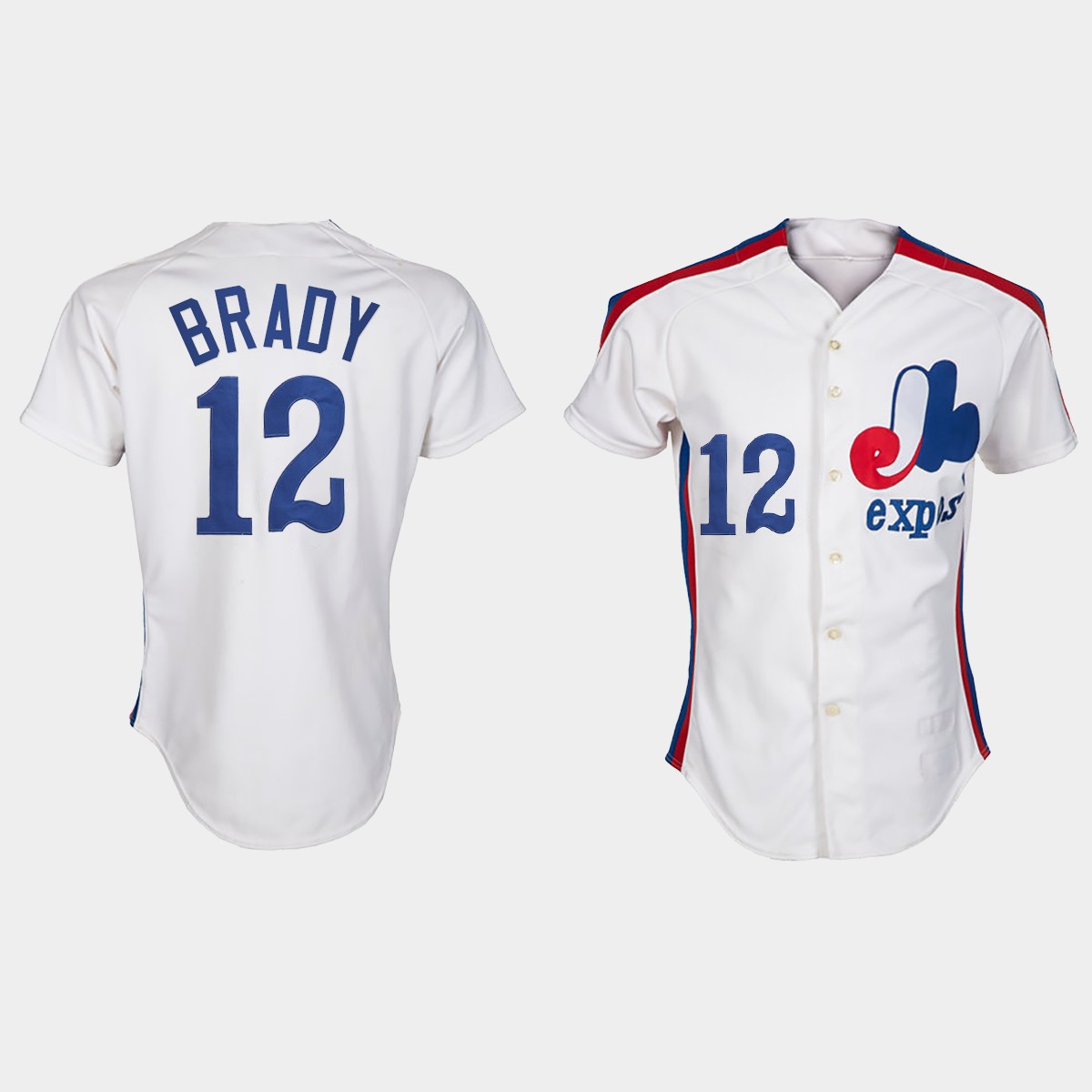 Tom Brady Montreal Expos Jersey - White