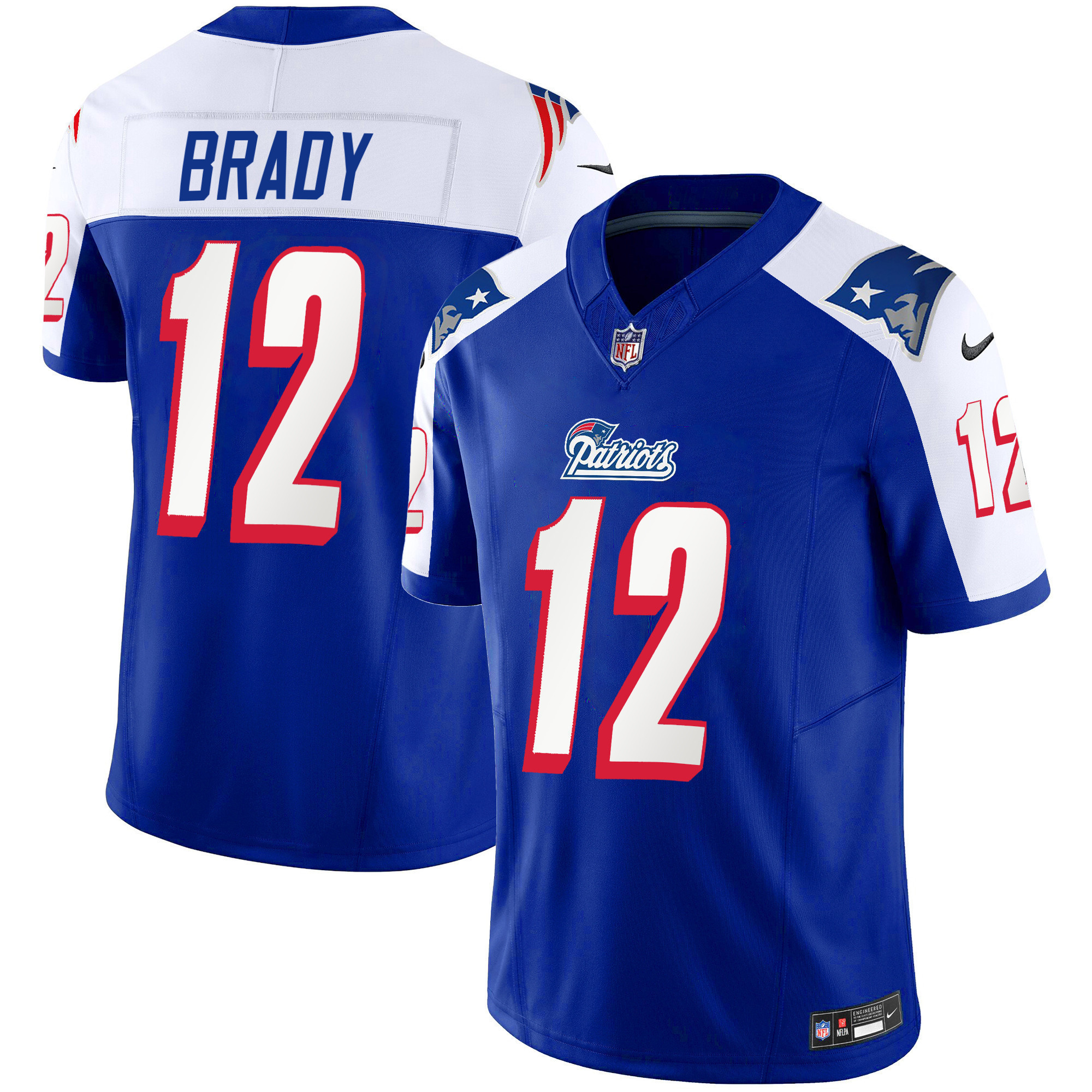 Tom Brady Youth's New England Patriots 1996 Throwback Limited Vapor Alternate Jersey - All Stitched 