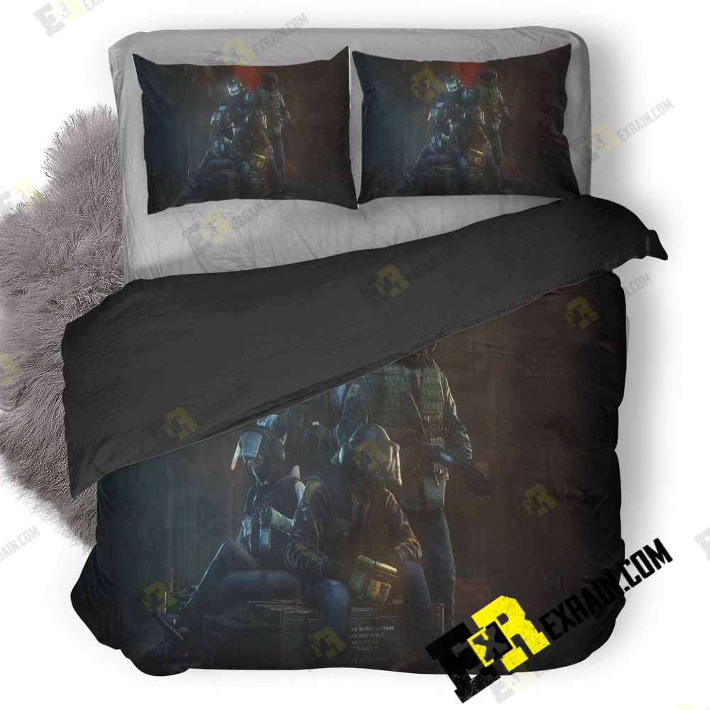 Tom Clancy Rainbow Six Siege 8C 3D Customized Duvet Cover Bedding Set