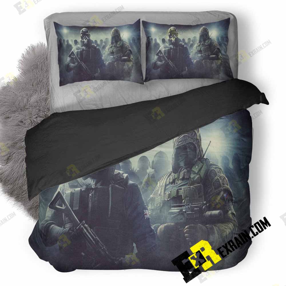 Tom Clancy Six Siege Sd 3D Customized Duvet Cover Bedding Set