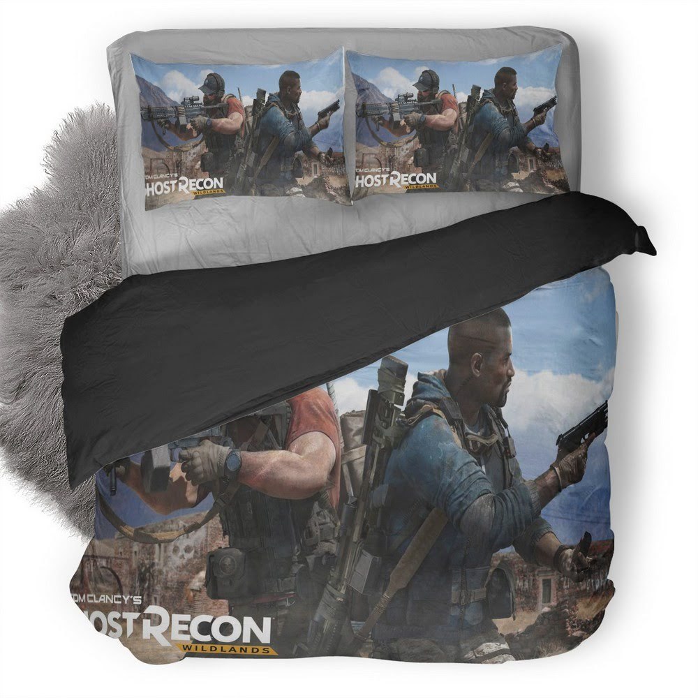 Tom Clancy’S Ghost Recon Wildlands 3 3D Customized Duvet Cover Bedding Set