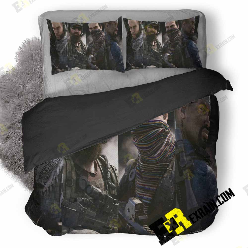Tom Clancys Ghost Recon Wildlands Ghosts Wide 3D Customized Duvet Cover Bedding Set