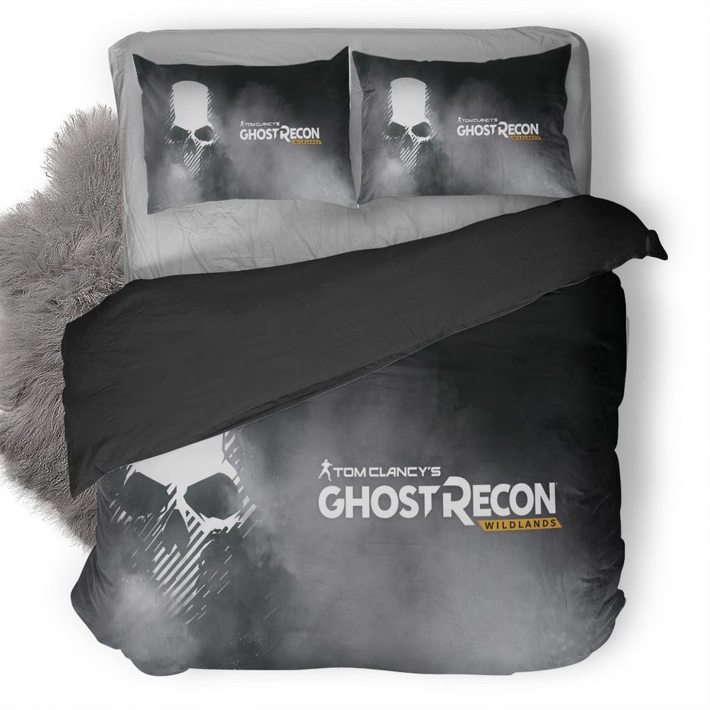 Tom Clancy’S Ghost Recon Wildlands Skull 3D Customized Duvet Cover Bedding Set