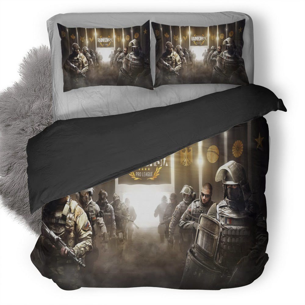 Tom Clancy’S Rainbow Six Siege 16 3D Customized Duvet Cover Bedding Set