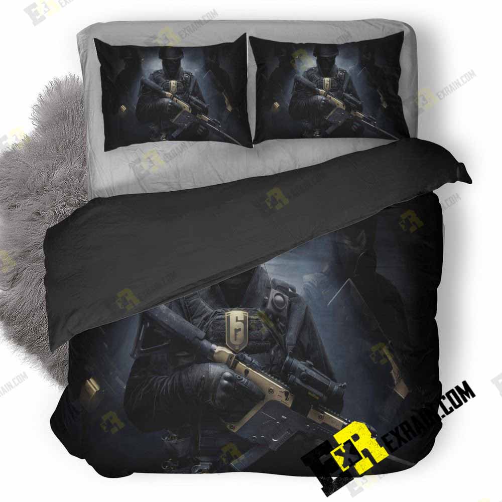 Tom Clancys Rainbow Six Siege 1H 3D Customized Duvet Cover Bedding Set