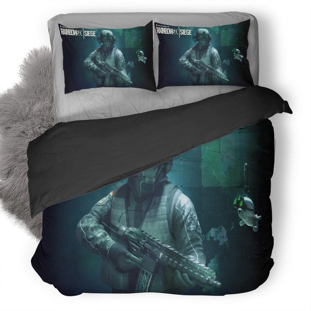 Tom Clancy’S Rainbow Six Siege 36 3D Customized Duvet Cover Bedding Set