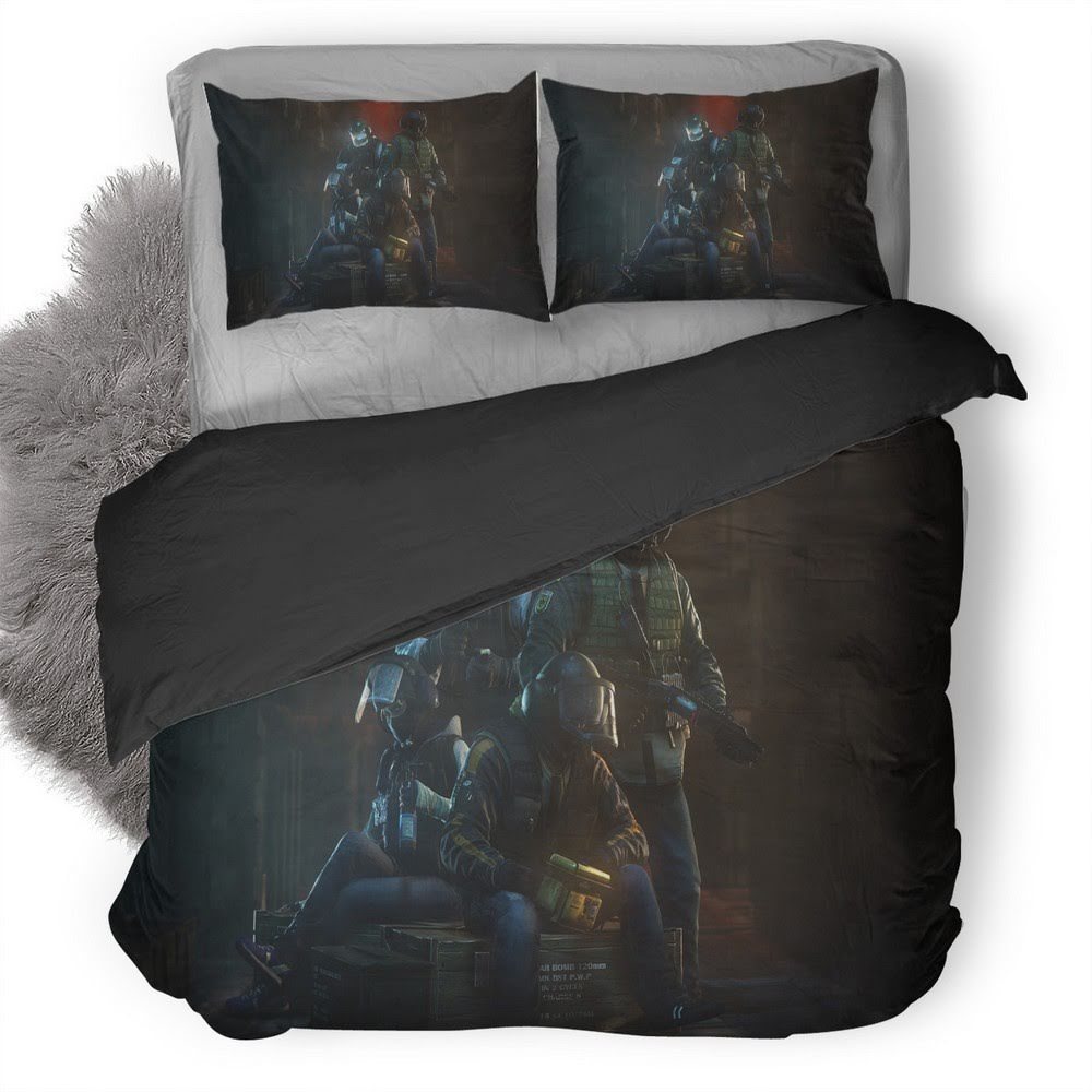 Tom Clancy’S Rainbow Six Siege 3D Customized Duvet Cover Bedding Set