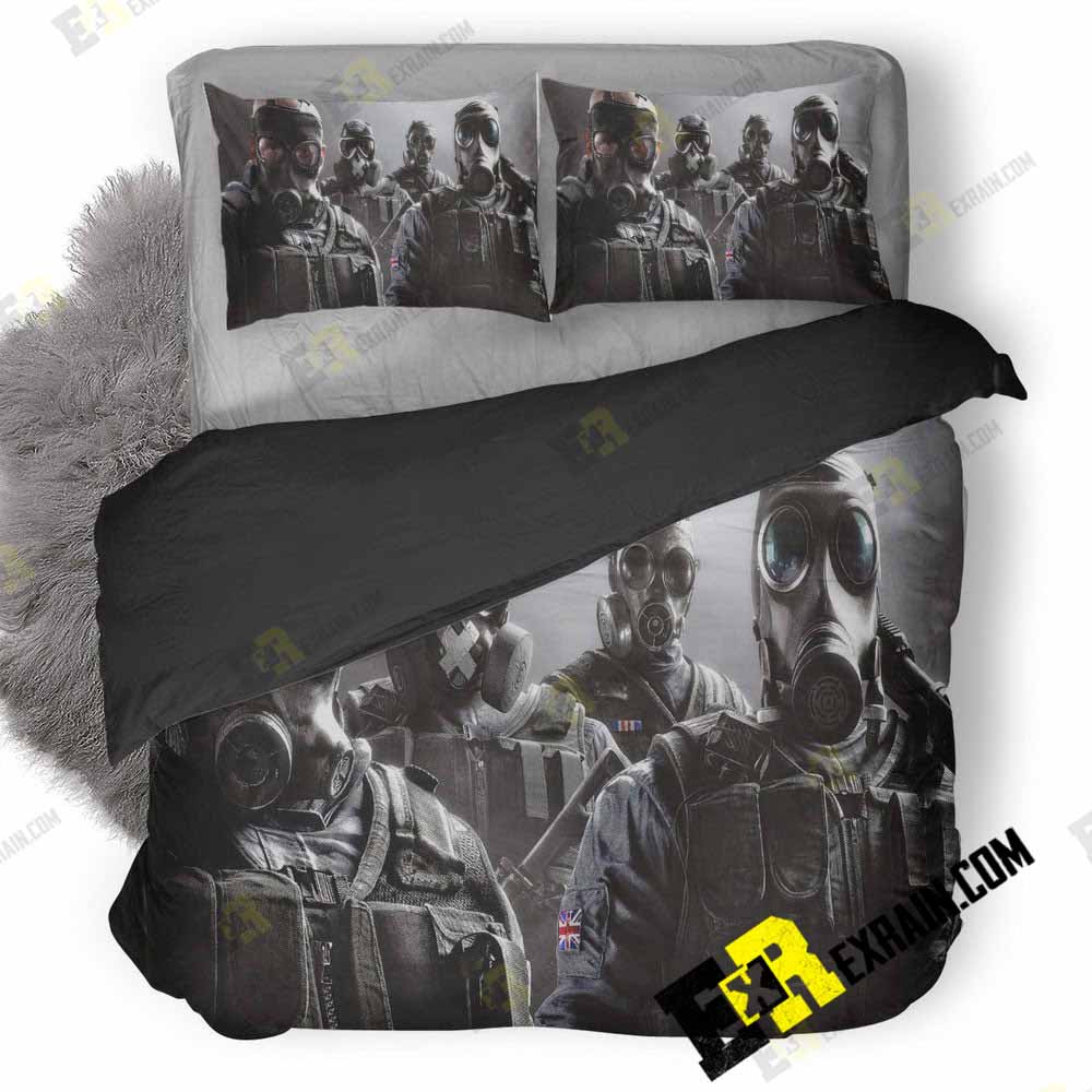 Tom Clancys Rainbow Six Siege 3D Customized Duvet Cover Bedding Set