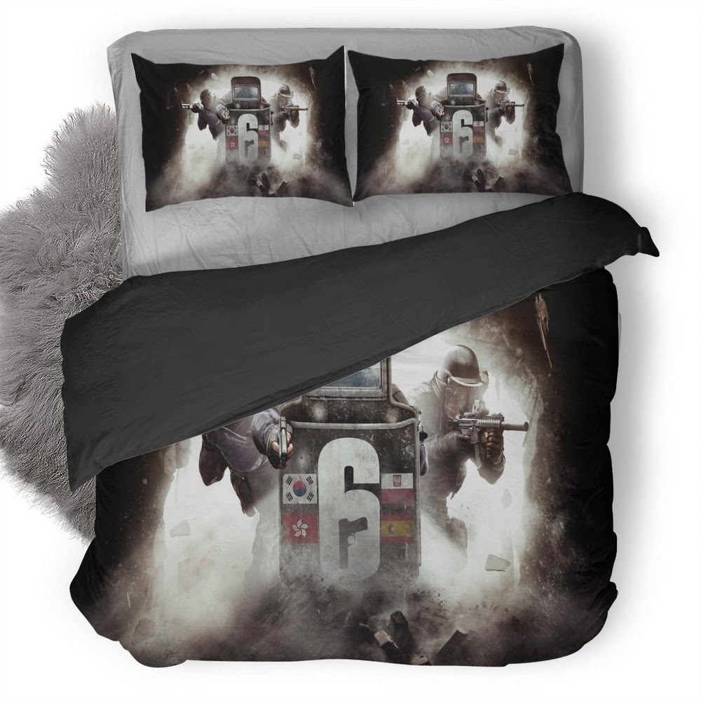 Tom Clancy’S Rainbow Six Siege 3D Customized Duvet Cover Bedding Set