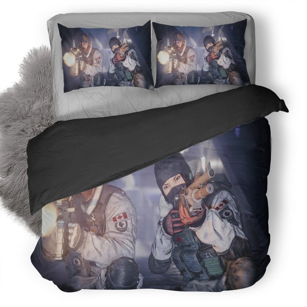 Tom Clancy’S Rainbow Six Siege 55 3D Customized Duvet Cover Bedding Set
