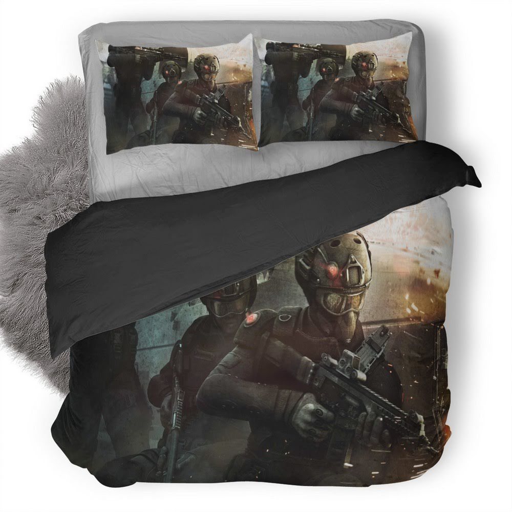 Tom Clancy’S Rainbow Six Siege 59 3D Customized Duvet Cover Bedding Set