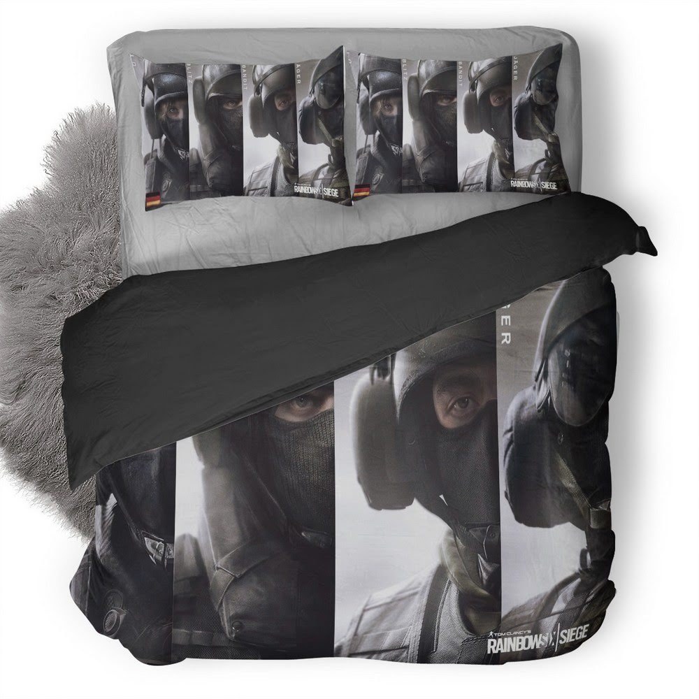 Tom Clancy’S Rainbow Six Siege 5 3D Customized Duvet Cover Bedding Set