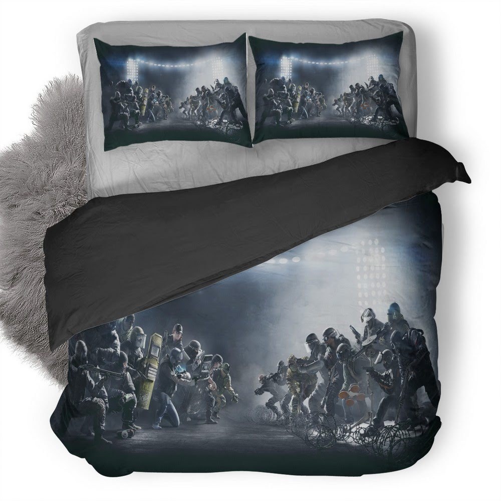 Tom Clancy’S Rainbow Six Siege Customized Duvet Cover Bedding Set