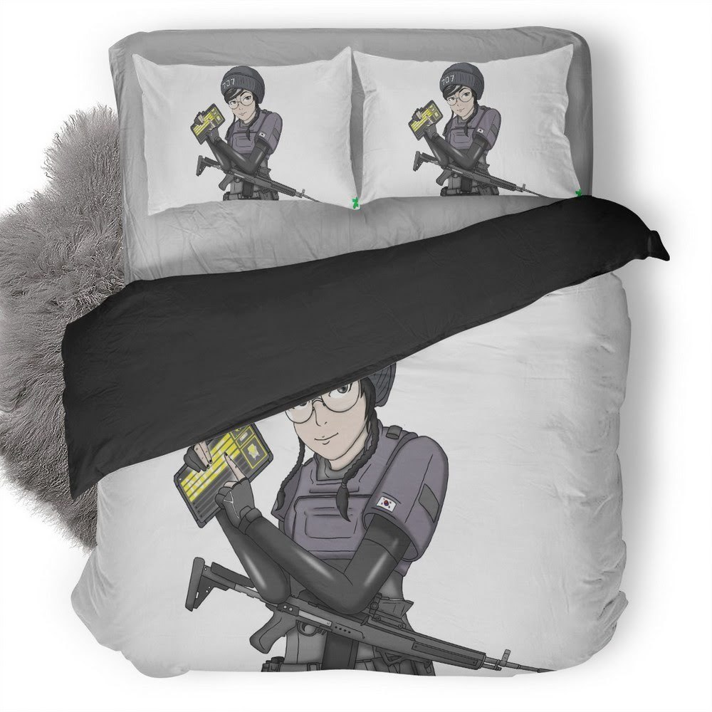 Tom Clancy’S Rainbow Six Siege Dokkaebi 3D Customized Duvet Cover Bedding Set
