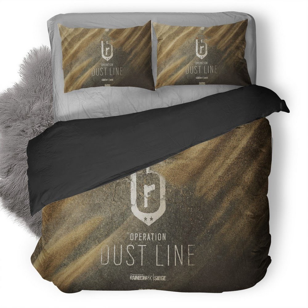 Tom Clancy’S Rainbow Six Siege Dust Line Weapon 3D Customized Duvet Cover Bedding Set