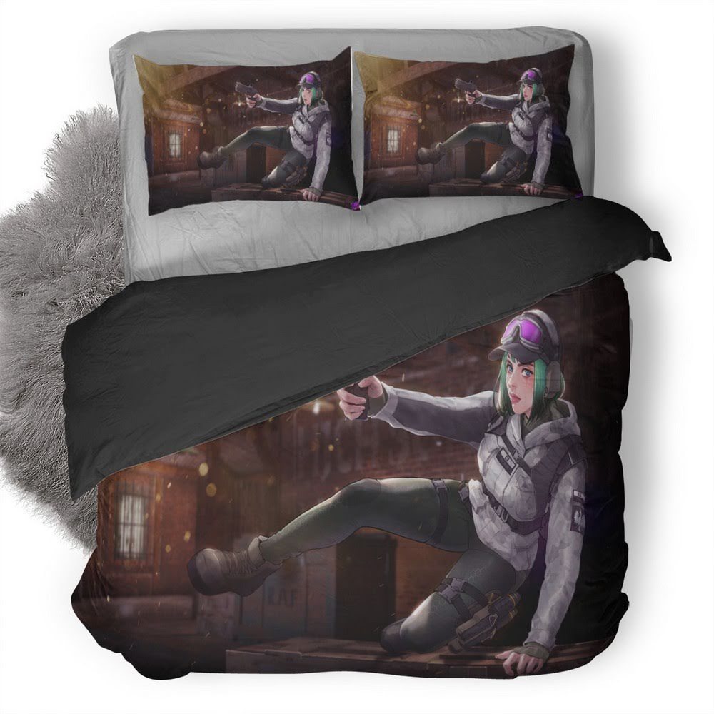 Tom Clancy’S Rainbow Six Siege Ela 3D Customized Duvet Cover Bedding Set