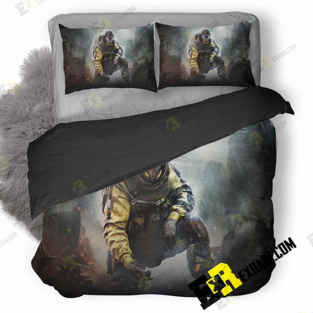 Tom Clancys Rainbow Six Siege Game 27 3D Customized Duvet Cover Bedding Set