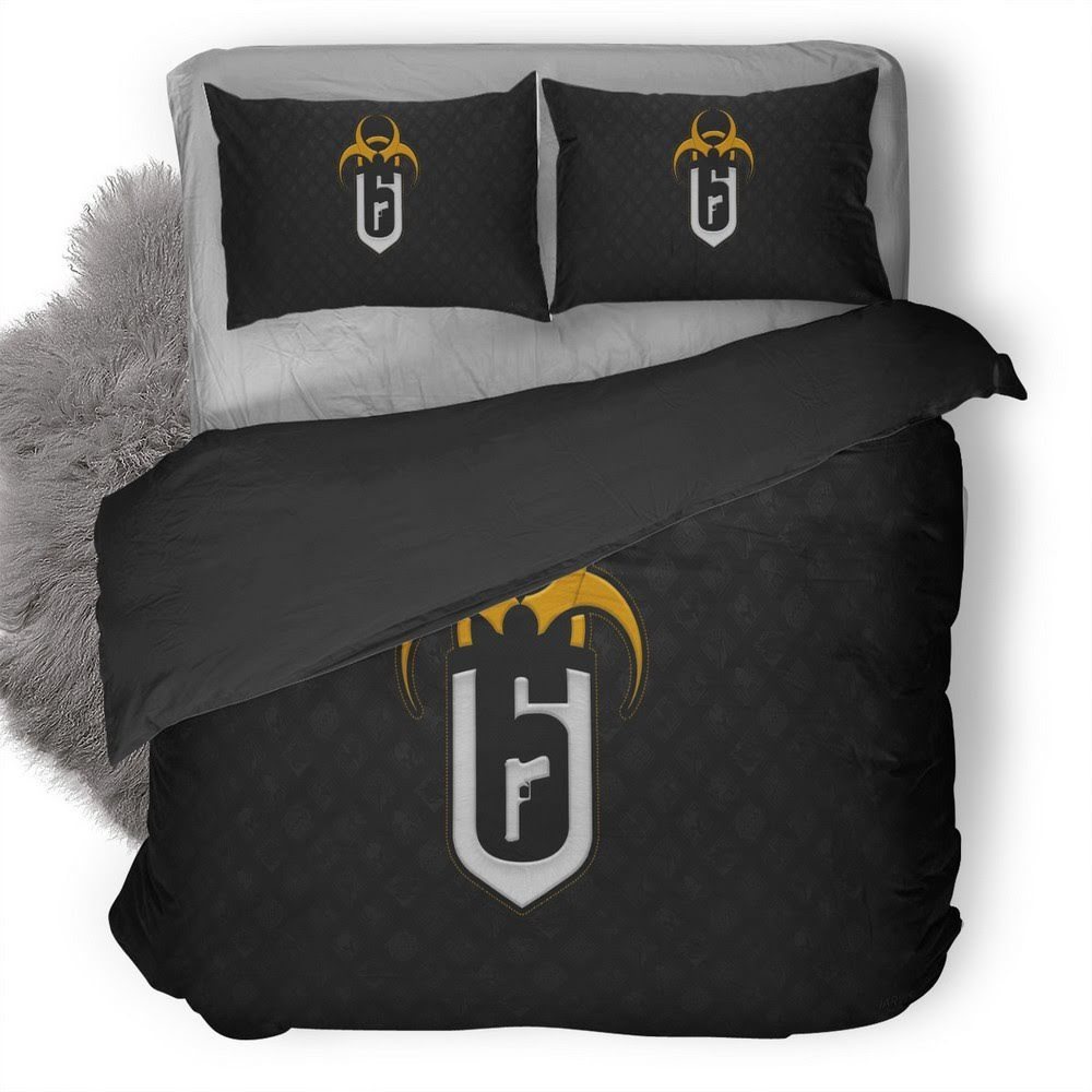 Tom Clancy’S Rainbow Six Siege Logo 3D Customized Duvet Cover Bedding Set