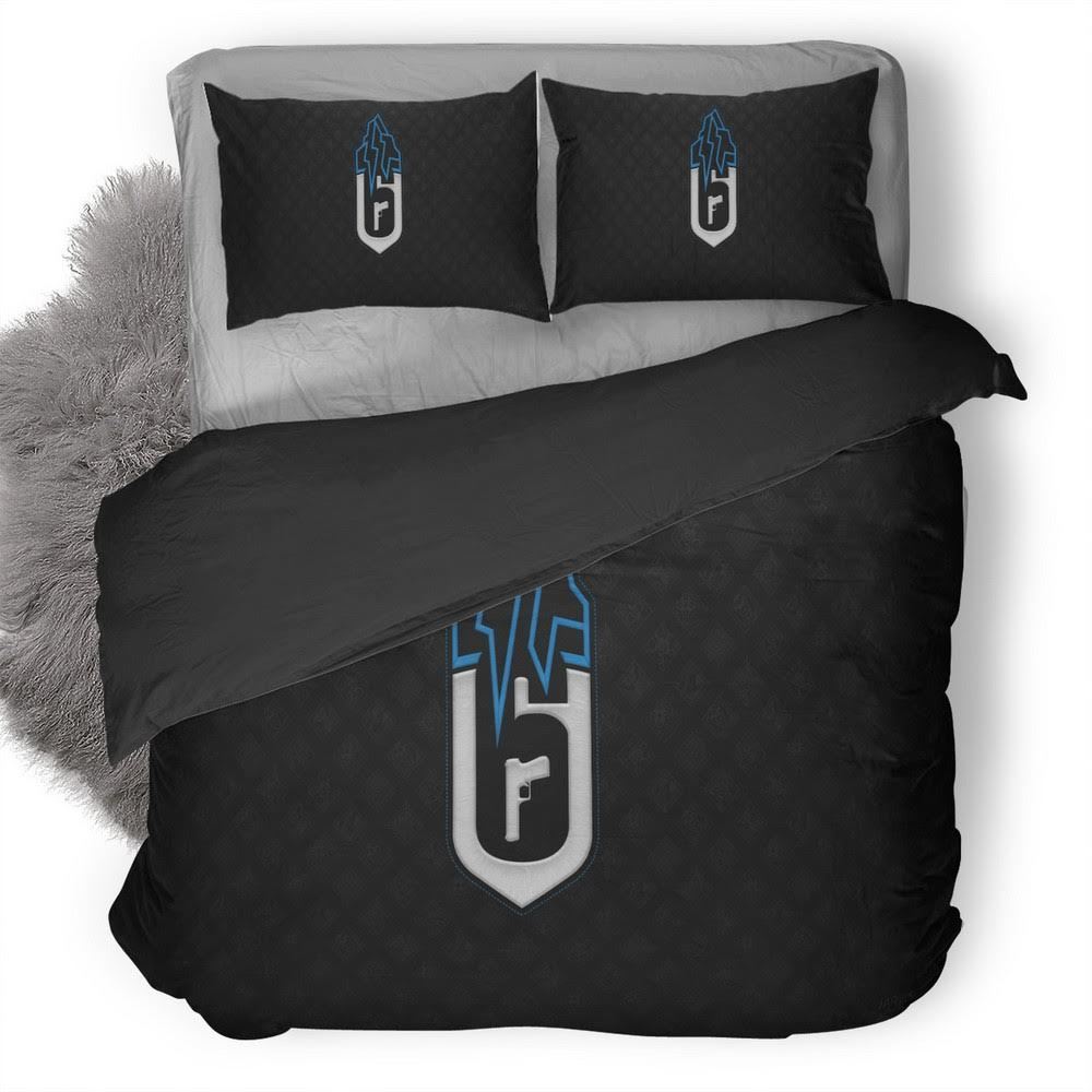 Tom Clancy’S Rainbow Six Siege Logo 3D Customized Duvet Cover Bedding Set