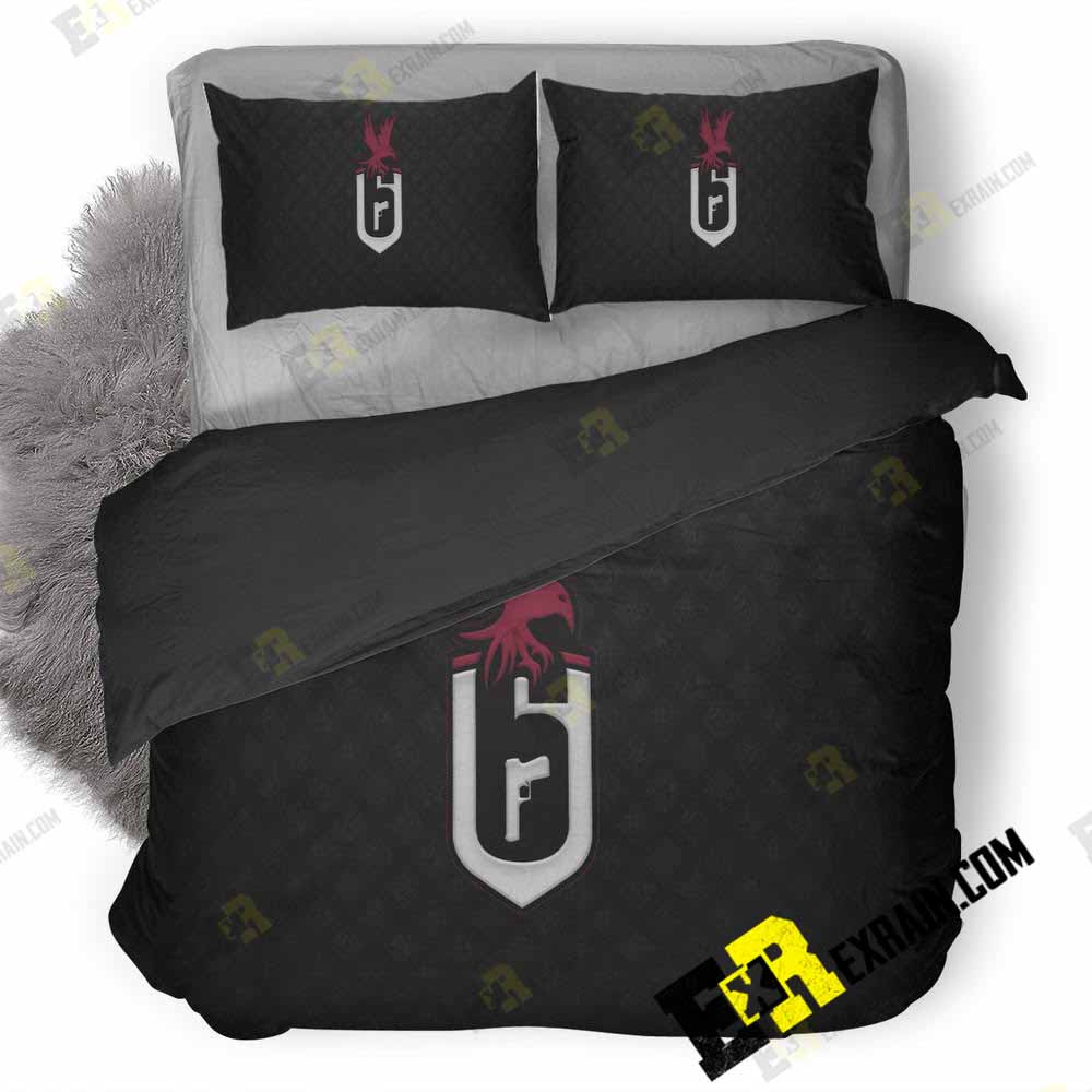 Tom Clancys Rainbow Six Siege Logo C 3D Customized Duvet Cover Bedding Set