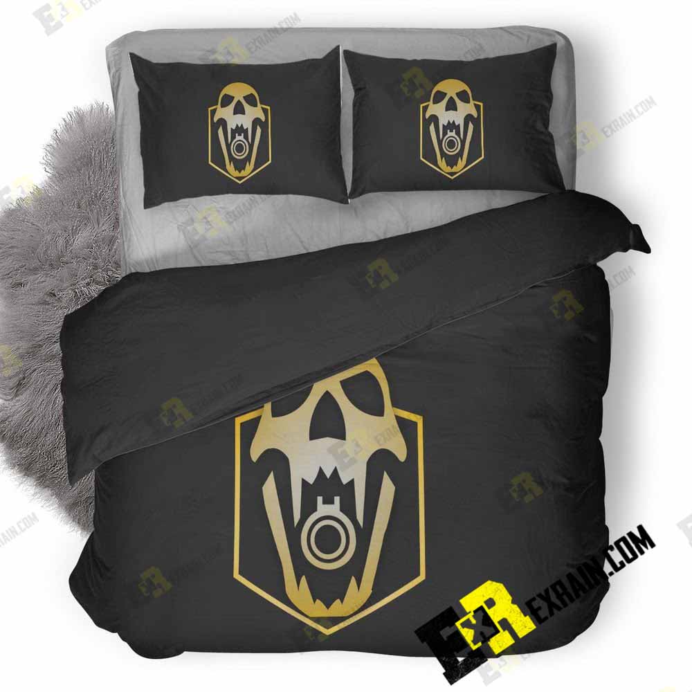 Tom Clancys Rainbow Six Siege Logo Va 3D Customized Duvet Cover Bedding Set