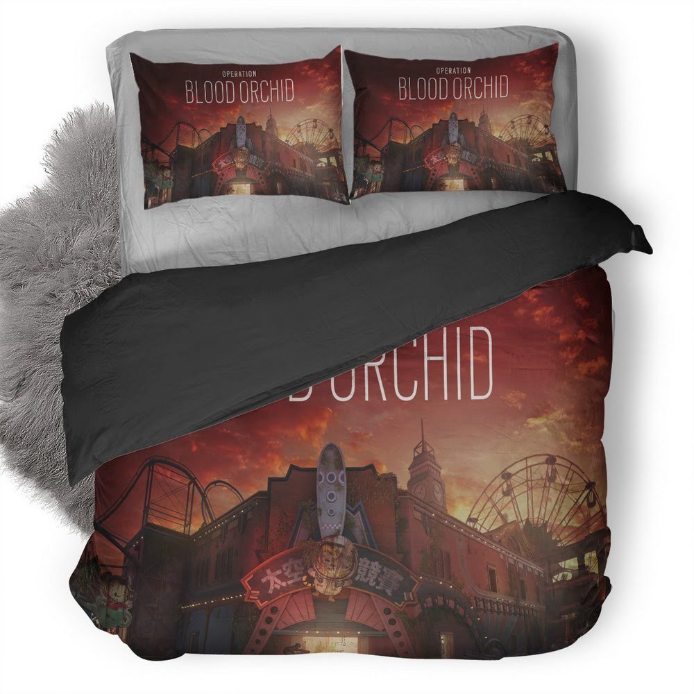 Tom Clancy’S Rainbow Six Siege Operation Blood Orchid 3D Customized Duvet Cover Bedding Set