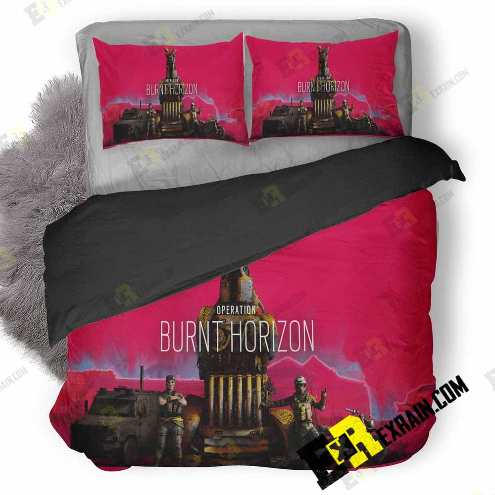 Tom Clancys Rainbow Six Siege Operation Burnt K2 3D Customized Duvet Cover Bedding Set