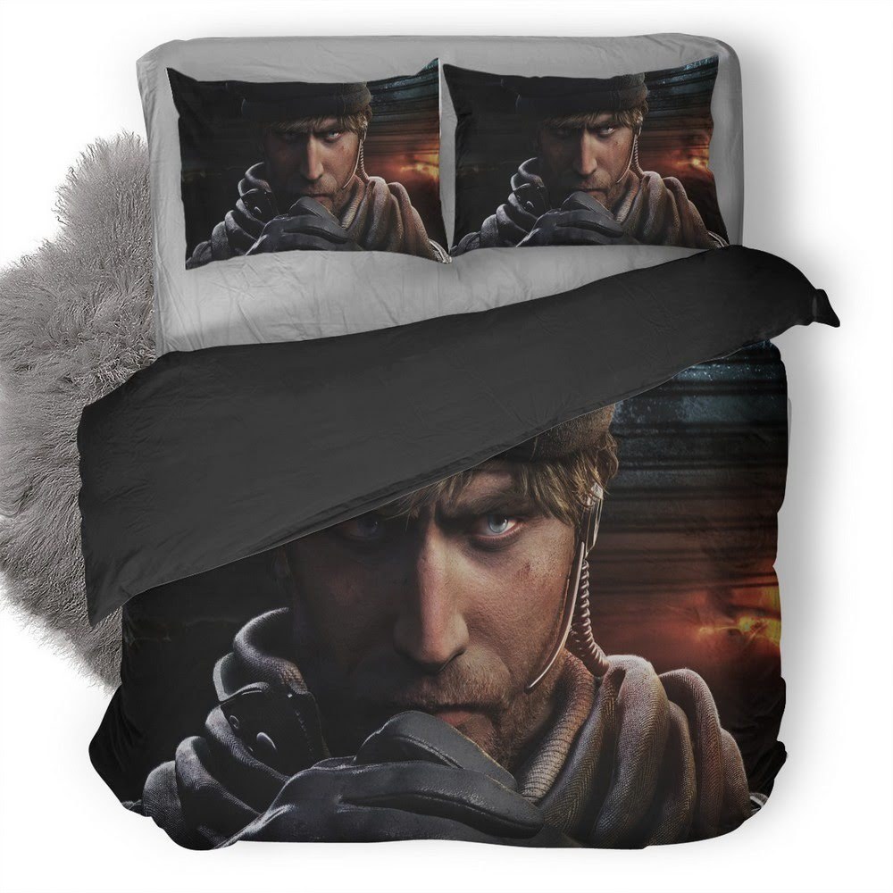Tom Clancy’S Rainbow Six Siege Operation Grim Sky 3D Customized Duvet Cover Bedding Set