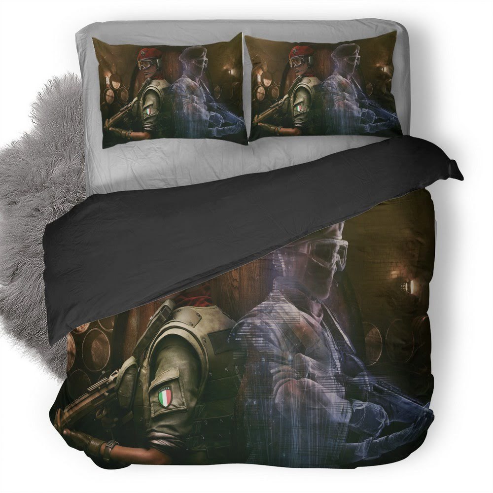 Tom Clancy’S Rainbow Six Siege Operation Para Bellum 3D Customized Duvet Cover Bedding Set
