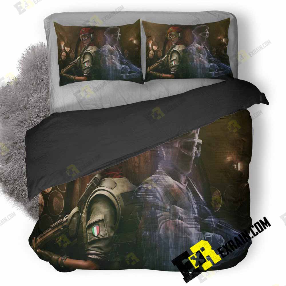 Tom Clancys Rainbow Six Siege Operation Para Bellum Key Art Fd 3D Customized Duvet Cover Bedding Set