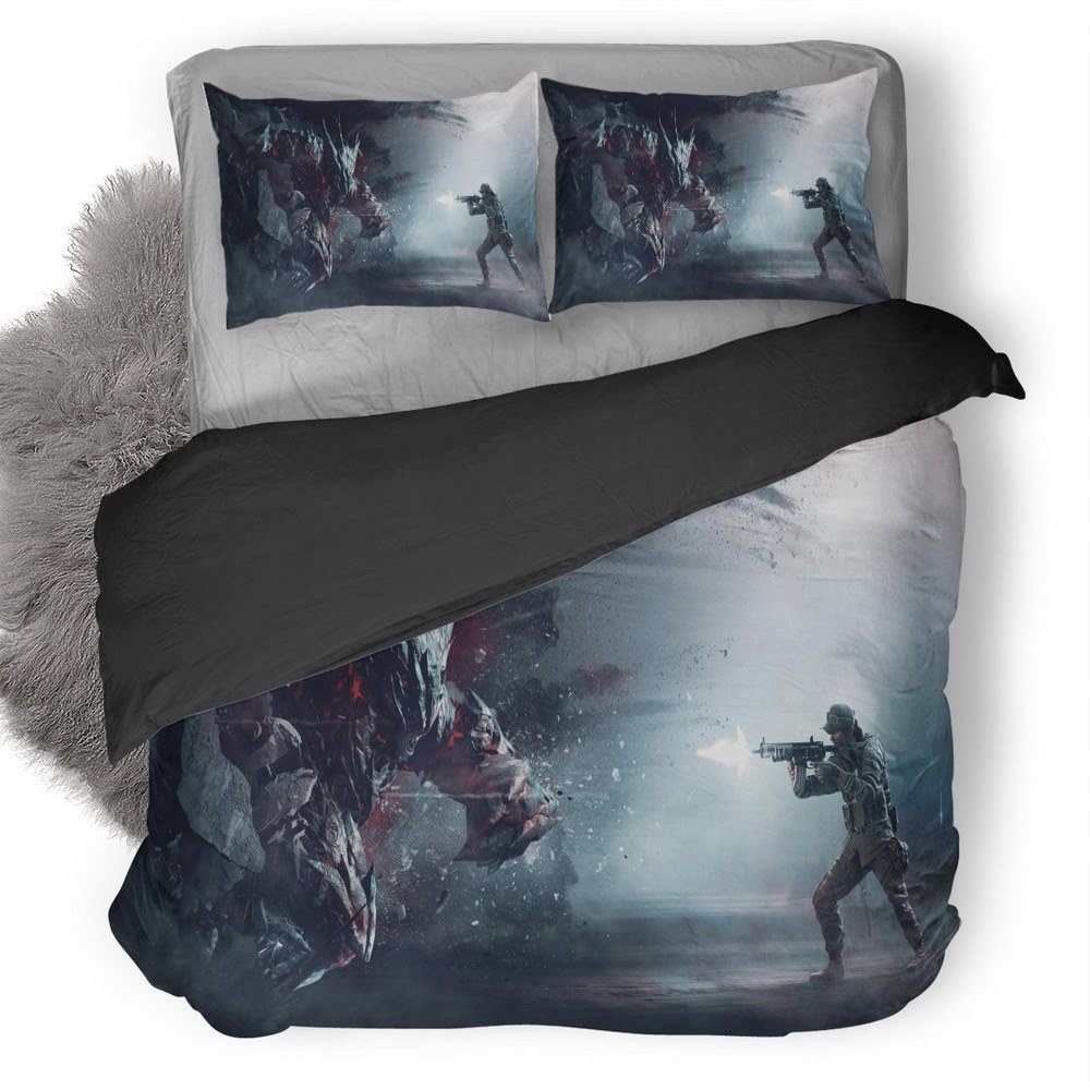 Tom Clancy’S Rainbow Six Siege Outbreak 3D Customized Duvet Cover Bedding Set