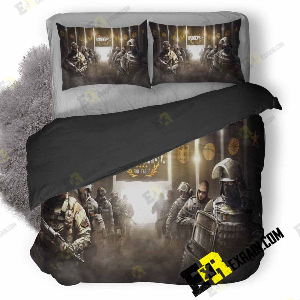 Tom Clancys Rainbow Six Siege Pro League 5A 3D Customized Duvet Cover Bedding Set