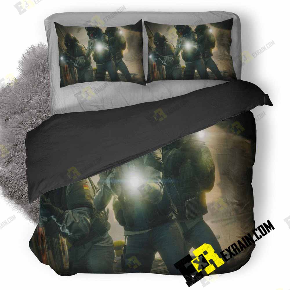 Tom Clancys Rainbow Six Siege Qhd 3D Customized Duvet Cover Bedding Set