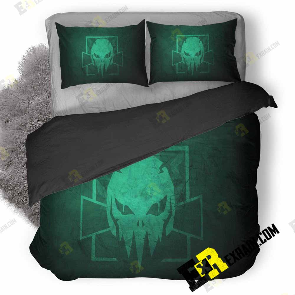 Tom Clancys Rainbow Six Siege Skull Fan Art 10 3D Customized Duvet Cover Bedding Set