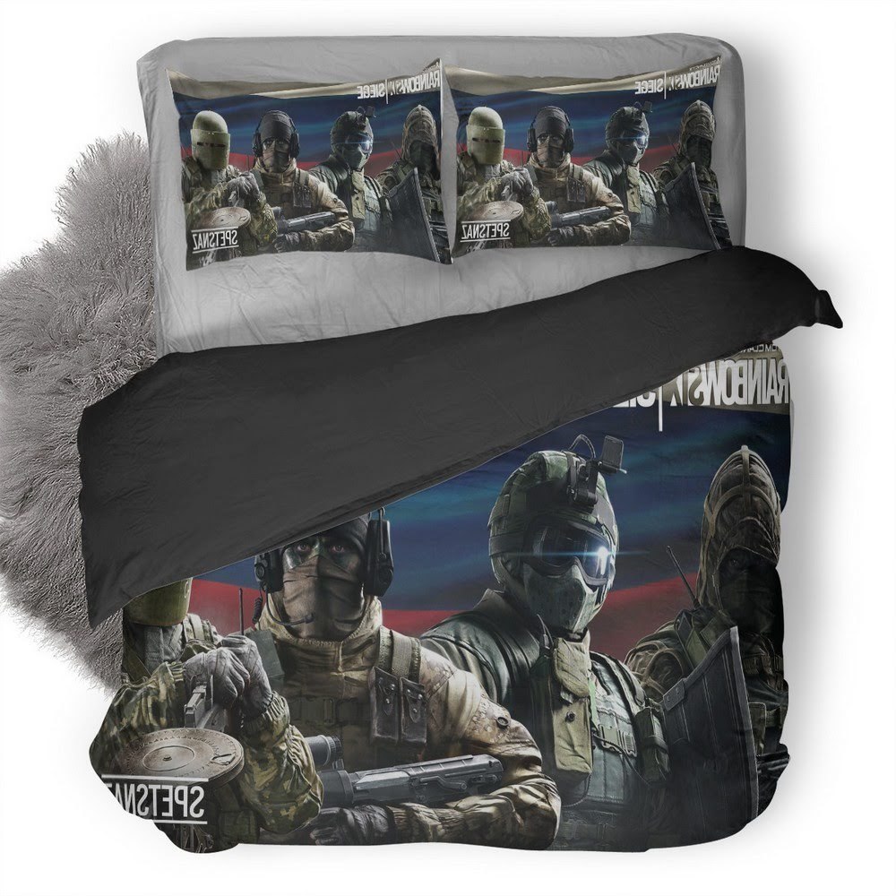 Tom Clancy’S Rainbow Six Siege Spetsnaz 3D Customized Duvet Cover Bedding Set