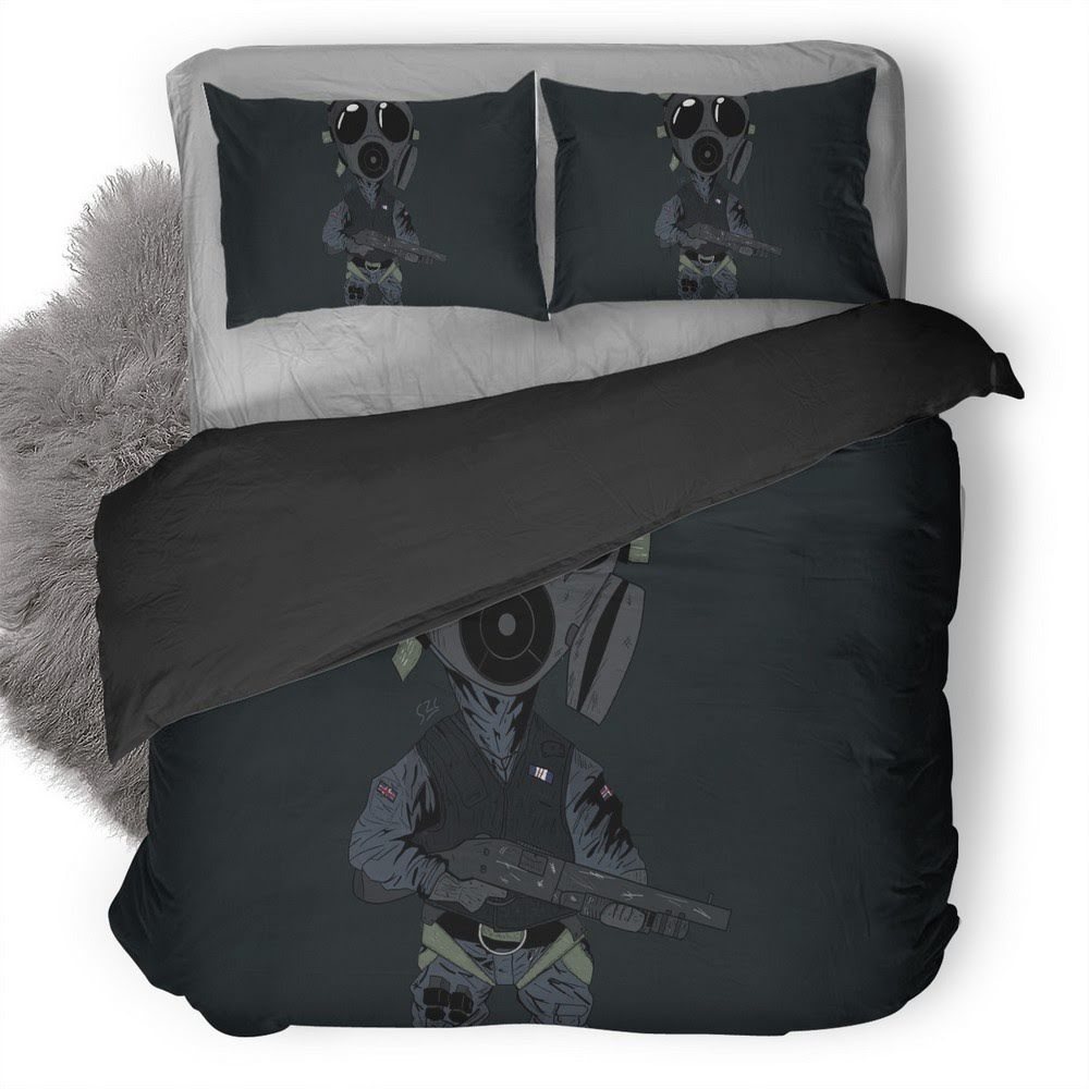Tom Clancy’S Rainbow Six Siege Thatcher 3D Customized Duvet Cover Bedding Set