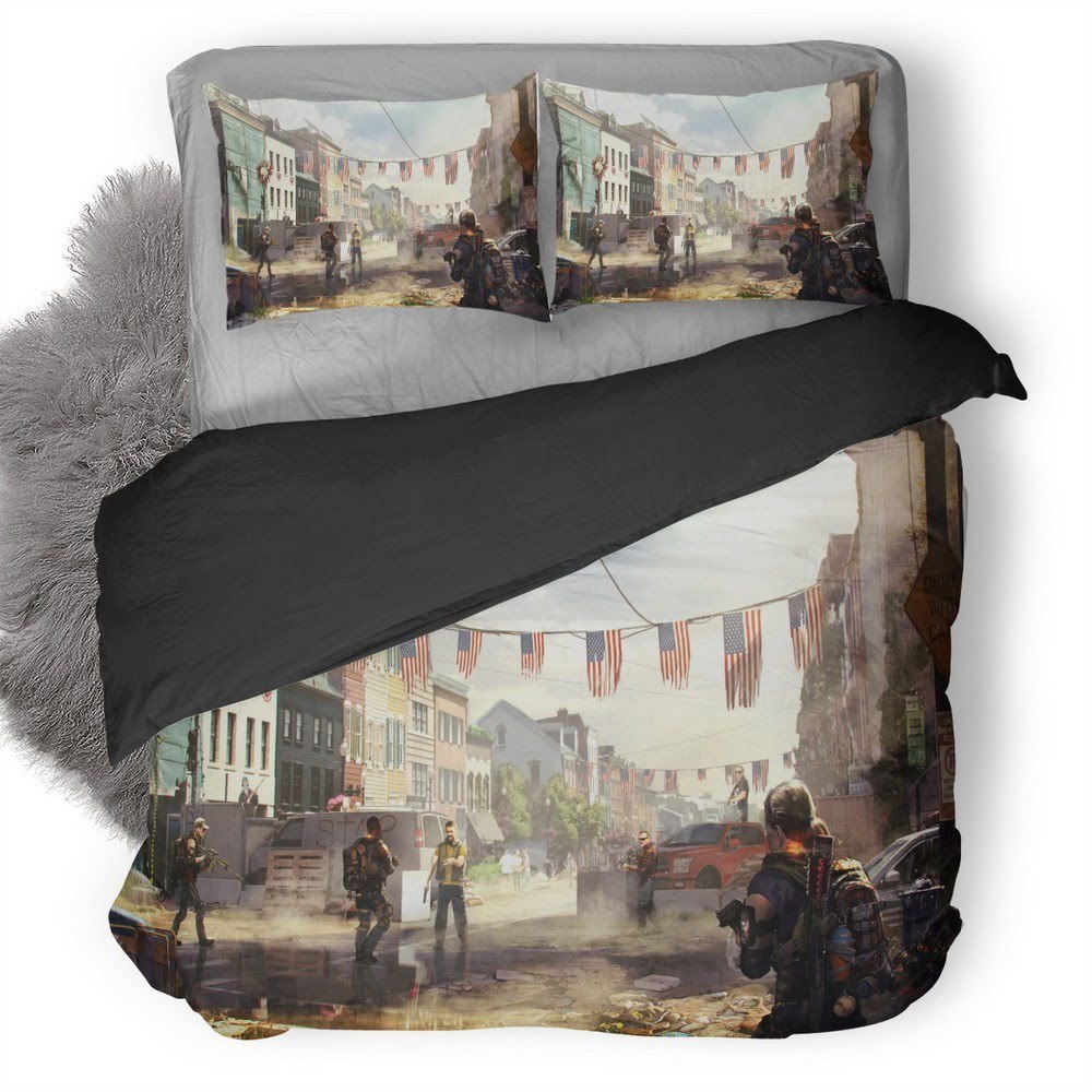 Tom Clancy’S The Division 15 3D Customized Duvet Cover Bedding Set