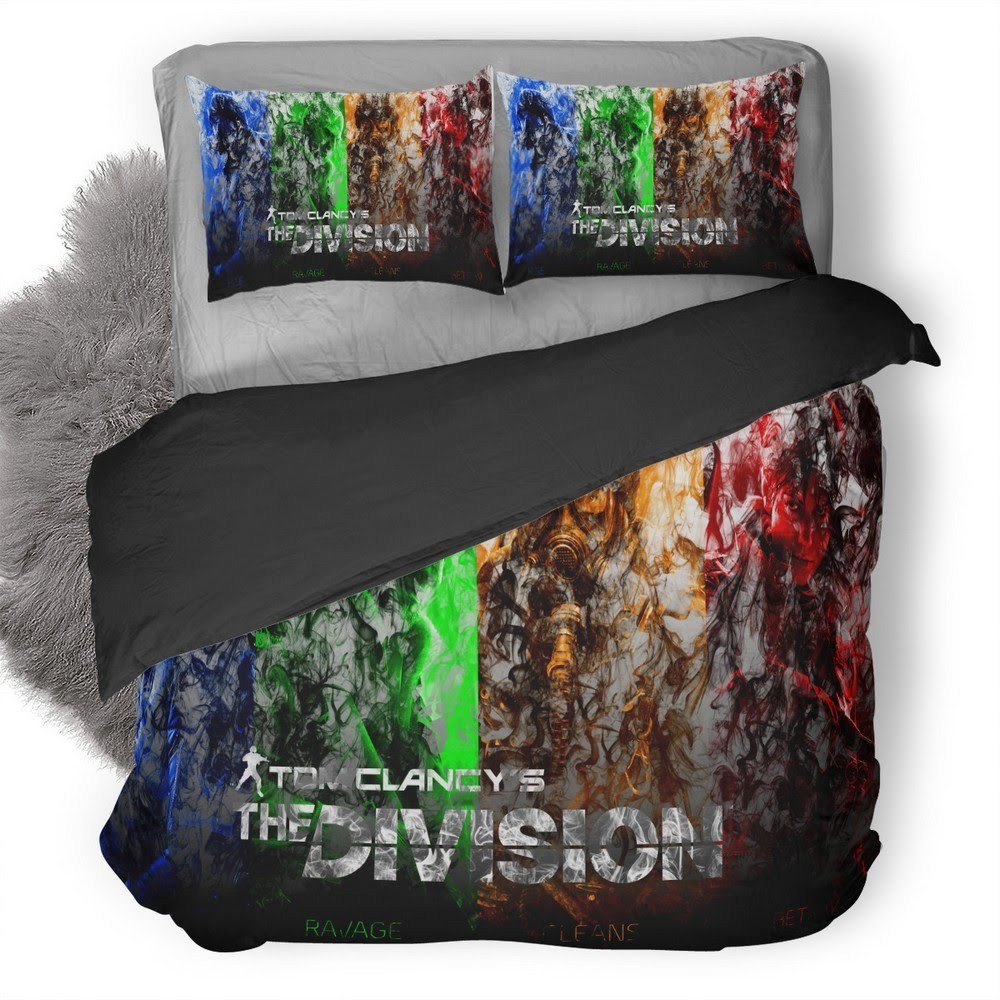 Tom Clancy’S The Division 2 3D Customized Duvet Cover Bedding Set