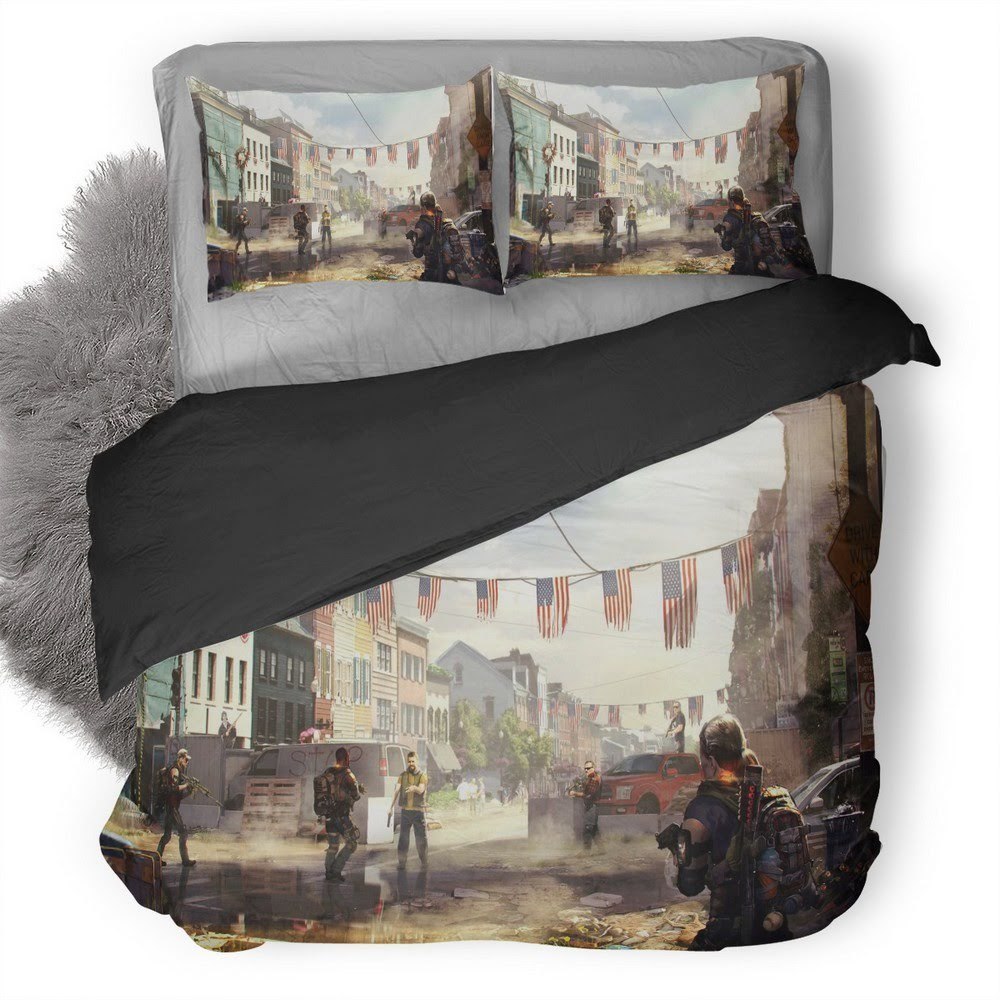 Tom Clancy’S The Division 3D Customized Duvet Cover Bedding Set