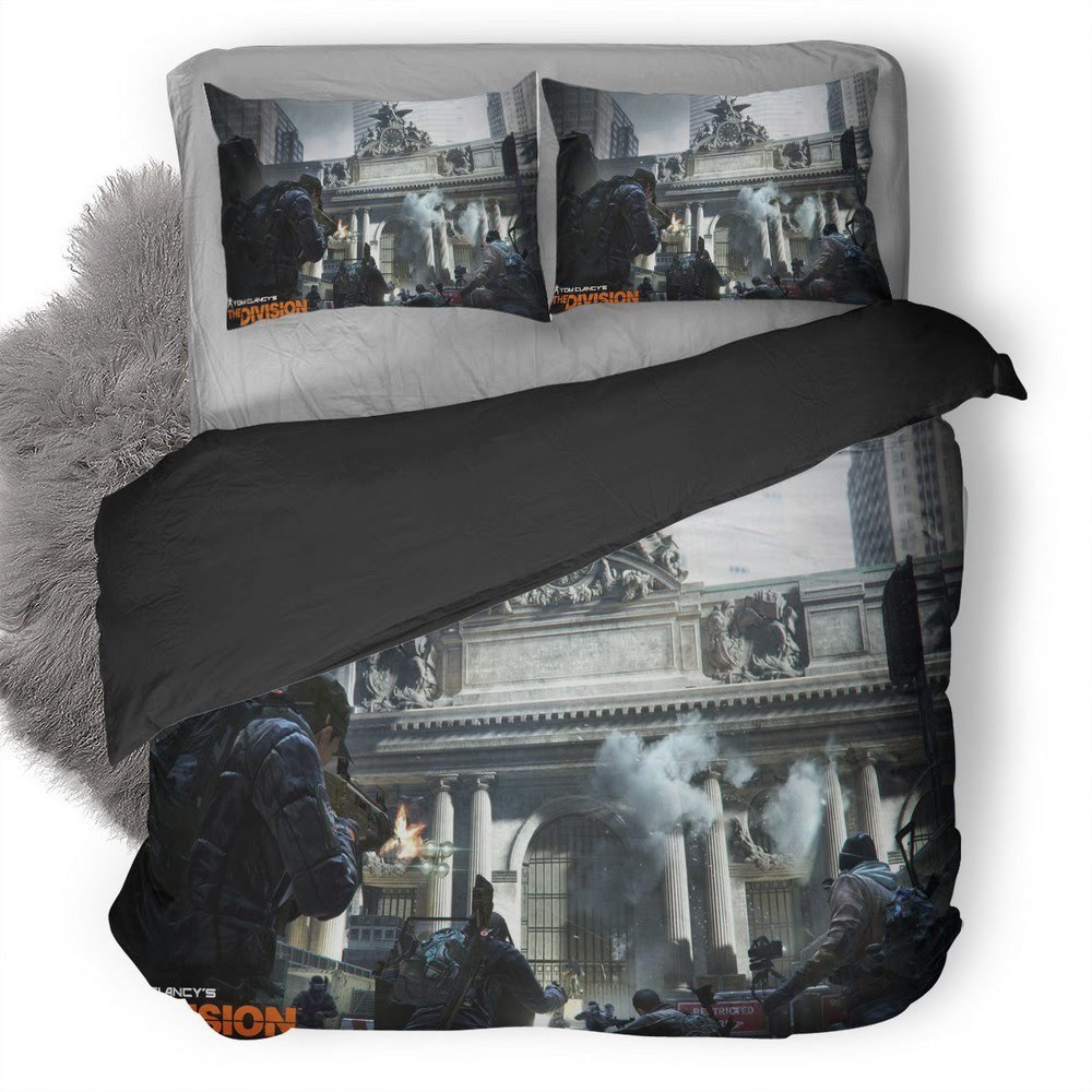 Tom Clancy’S The Division 50 3D Customized Duvet Cover Bedding Set