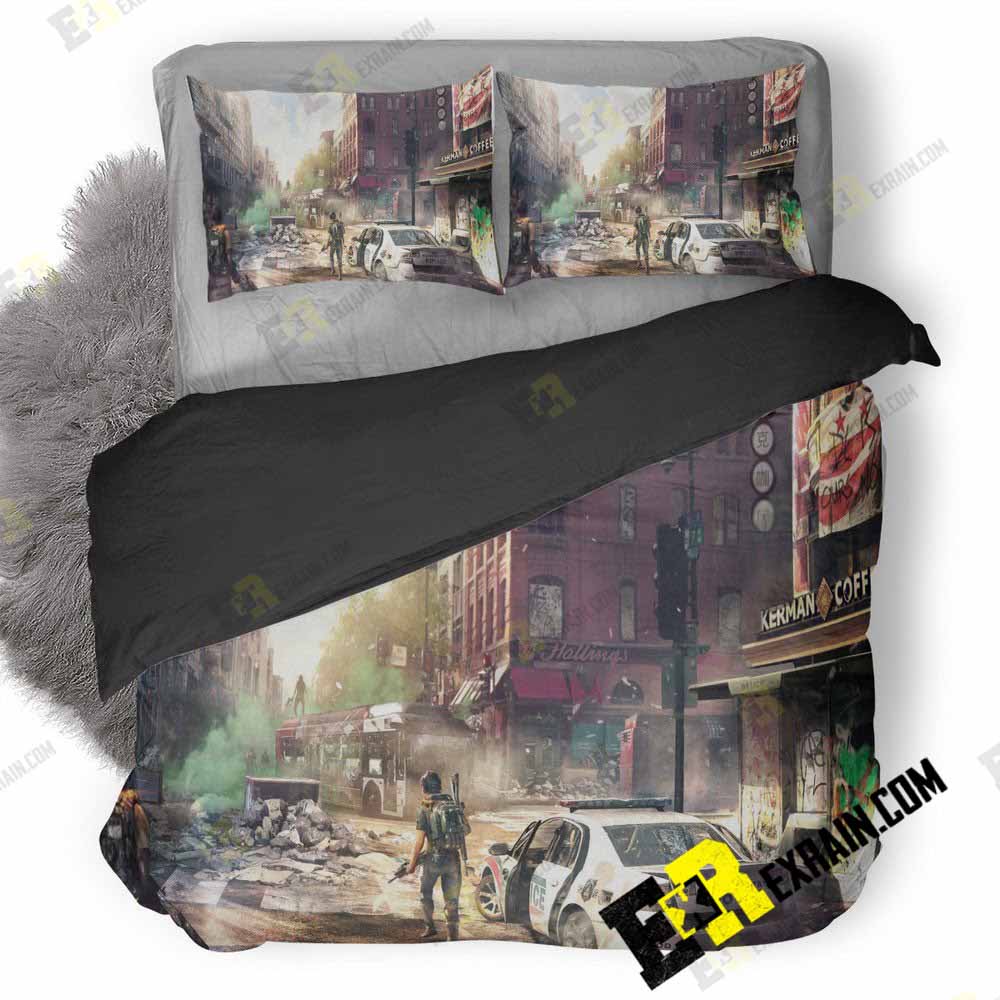Tom Clancys The Division Concept Art Downtown 89 3D Customized Duvet Cover Bedding Set